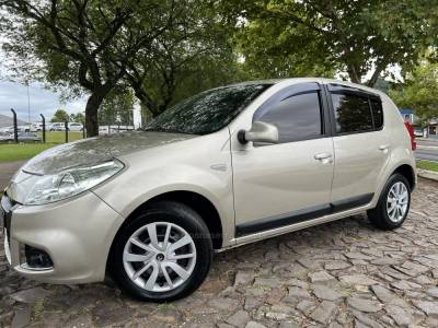RENAULT - SANDERO - 2012/2012 - Bege - Sob Consulta
